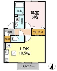 ブライト倉敷　C棟の物件間取画像